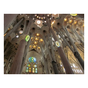 Interior de la Sagrada Familia